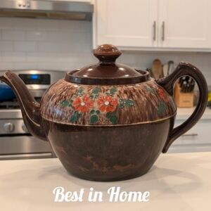HP🥳Vintage Sadler Burslem England Brown Betty Ceramic Teapot